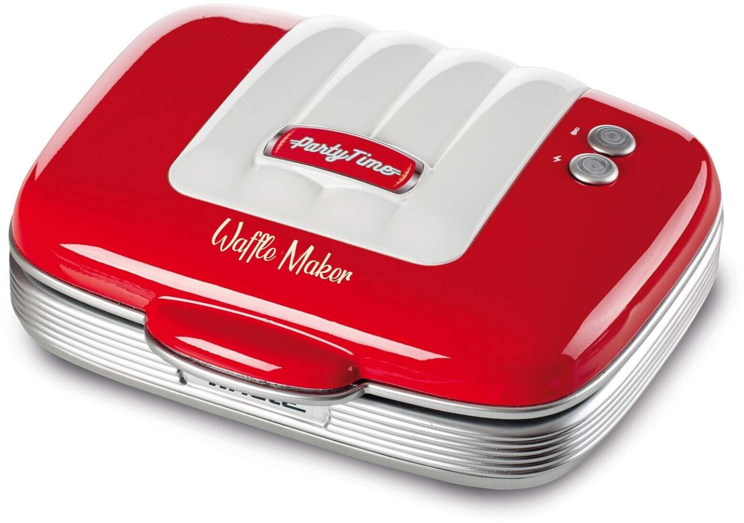 وافل ساز آریته ایتالیا مدل Ariete Party Time 1973 | رنگ قرمز | با صفحات نچسب و طراحی وینتیج